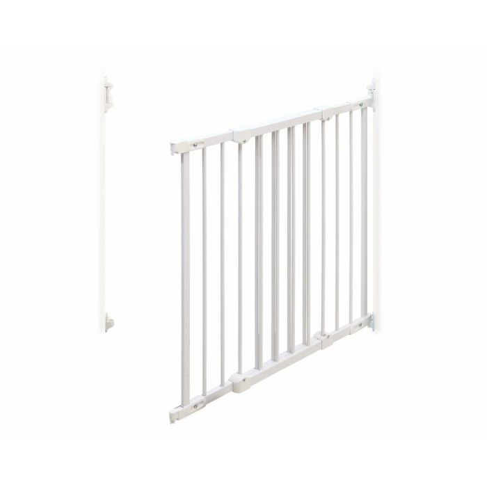 Webaby Barrera de seguridad WEB1712145707232 - 72 a 108 cm - Blanco 2