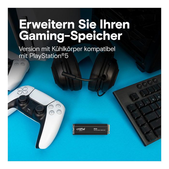 Crucial SSD M.2 1TB NVMe PCIe Gen4 con Disipador de Calor 3