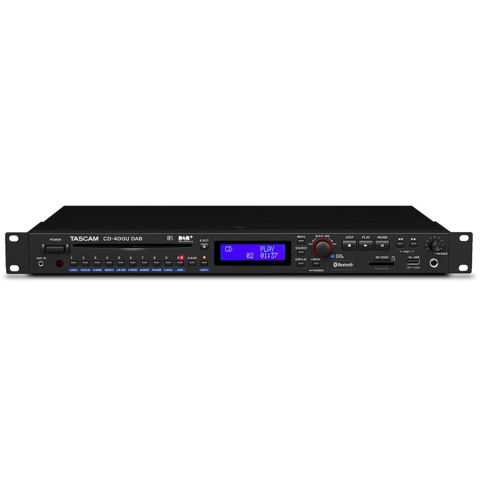 TASCAM CD-400UDAB Reproductor Multimedia CD USB SD Bluetooth Radio FM/DAB+ Control Remoto TASCAM CD-400UDAB Reproductor Multimedia CD USB SD Bluetooth Radio FM/DAB+ Control Remoto