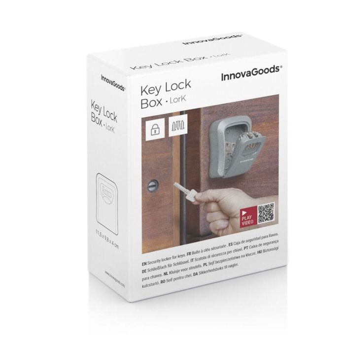 Caja de Seguridad para Llaves LorK InnovaGoods 1 Caja de Seguridad para Llaves LorK InnovaGoods 1