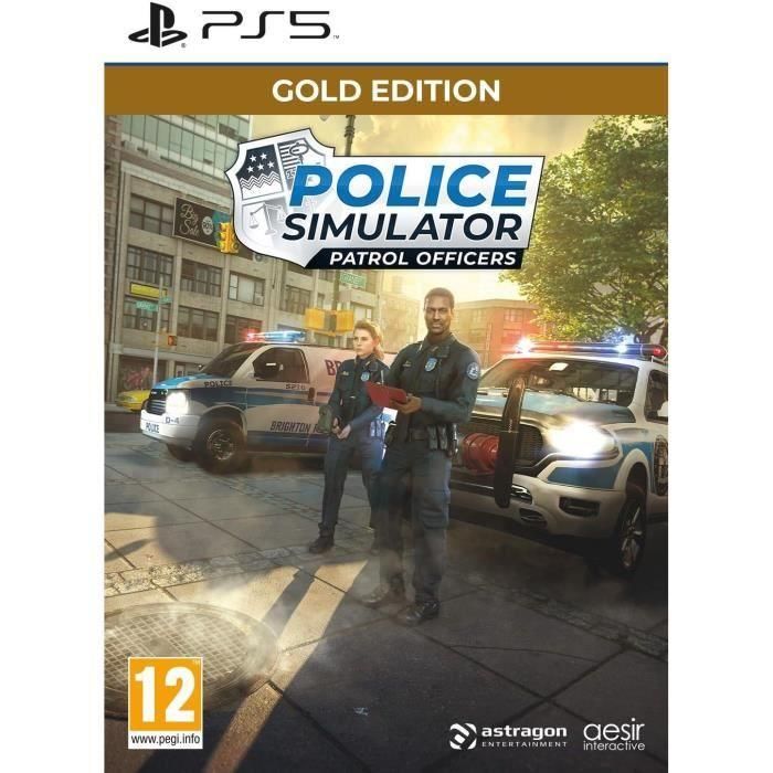 Microids 4041417870929 - Oficiales de Patrulla del Simulador de Policía - Juego PS5 Edición Dorada