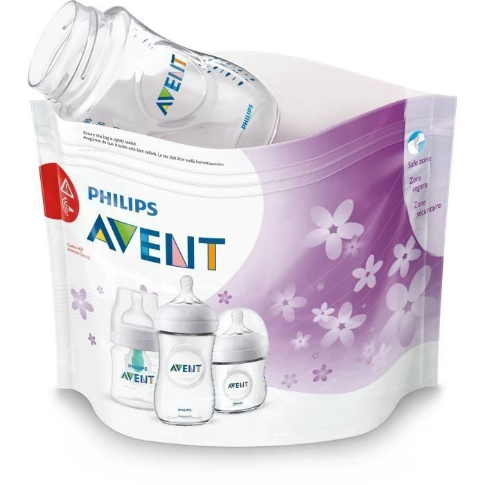 Philips Avent AVE8710103606611 Bolsas de Esterilización para Microondas, 5 Bolsas Philips Avent AVE8710103606611 Bolsas de Esterilización para Microondas, 5 Bolsas