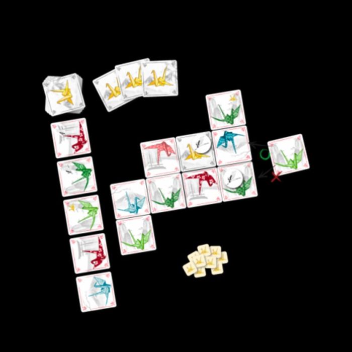GDM Juego de Mesa Senbazuru - Juego Abstracto de Estrategia para 2 Jugadores, Temática Japonesa, Edad 10+ 1 GDM Juego de Mesa Senbazuru - Juego Abstracto de Estrategia para 2 Jugadores, Temática Japonesa, Edad 10+ 1