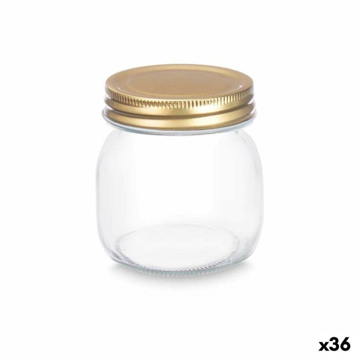 Tarro Vivalto CWDH04-12PK Transparente Dorado 300 ml (36 Unidades)