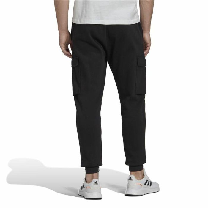 Pantalón Largo Deportivo Adidas Essentials Fleece Negro Hombre 4