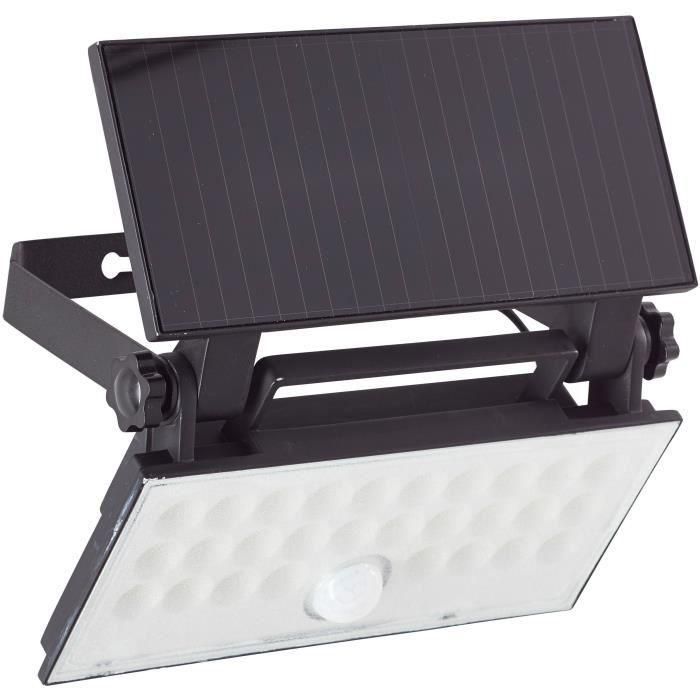 Aplique de exterior - BRILLIANT - LUTON - LED y solar - Detector de movimiento - Plástico y metal - 4 W - Negro 4 Aplique de exterior - BRILLIANT - LUTON - LED y solar - Detector de movimiento - Plástico y metal - 4 W - Negro 4