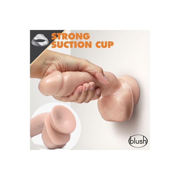 Consolador Realista Blush Dr Skin TPE Ø 4,5 cm 5 Consolador Realista Blush Dr Skin TPE Ø 4,5 cm 5