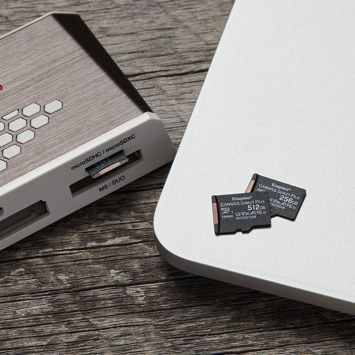 Kingston 256 GB, microSDXC, Class 10, UHS-I, 3.3 V 4 Kingston 256 GB, microSDXC, Class 10, UHS-I, 3.3 V 4