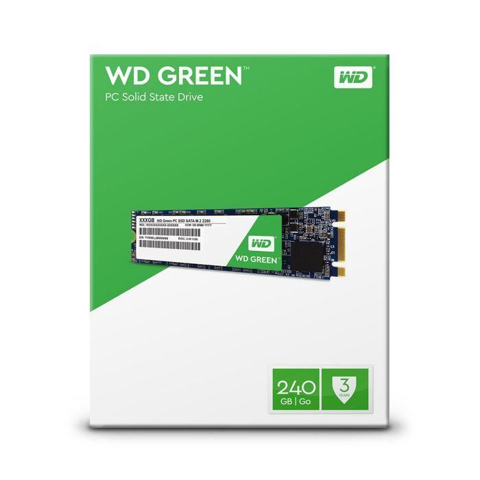 Western Digital 240GB, M.2, SATA 6Gb/s, 540/465 MB/s 2 Western Digital 240GB, M.2, SATA 6Gb/s, 540/465 MB/s 2