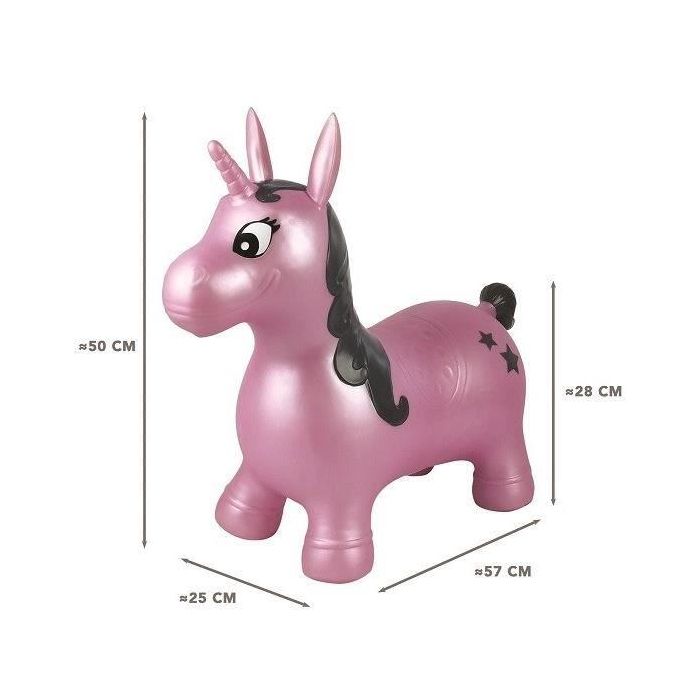 Lexibook Unicornio de Salto Inflable Púrpura para Niños y Niñas a partir de 3 Años - Caballo Hinchable Estable y Seguro 50x45cm 4 Lexibook Unicornio de Salto Inflable Púrpura para Niños y Niñas a partir de 3 Años - Caballo Hinchable Estable y Seguro 50x45cm 4