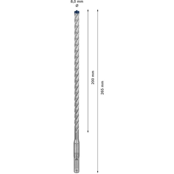 Bosch EXPERT Hammerbohrer SDS plus-7X 8x200x265mm 5