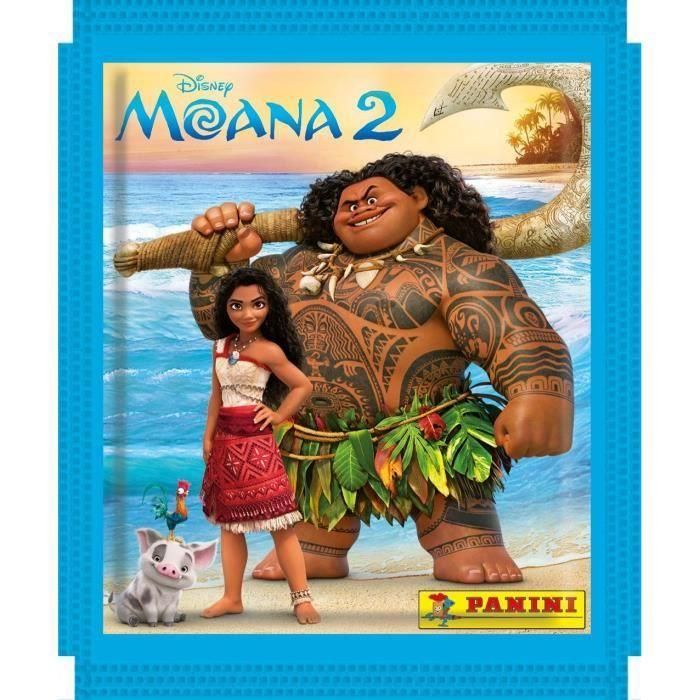 Blister - PANINI - Vaiana 2 - 12 bolsillos - 1 gratis - 65 pegatinas 1 Blister - PANINI - Vaiana 2 - 12 bolsillos - 1 gratis - 65 pegatinas 1