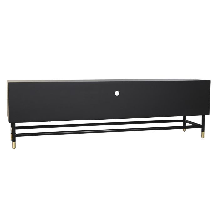 DKD Home Decor Mueble TV Moderno Negro Gris 40 x 50 x 170 cm 8