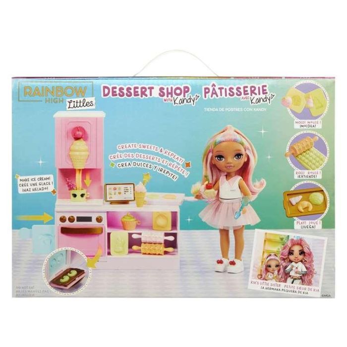 Set de juego rainbow high little dessert. tienda de dulces con kit de pasteleria con una muñeca exclusiva 20,3x29,20x13,46 cm 12 Set de juego rainbow high little dessert. tienda de dulces con kit de pasteleria con una muñeca exclusiva 20,3x29,20x13,46 cm 12