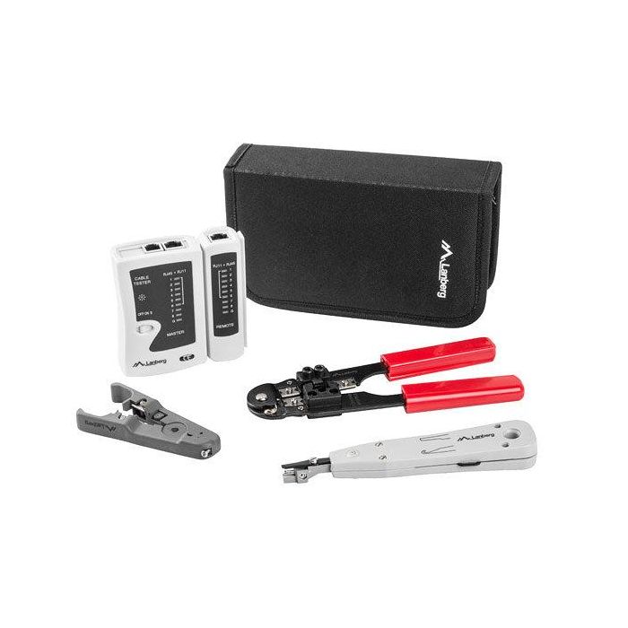 Lanberg Maletín de Herramientas para Redes NT-0301 - Tester, Pelacables, Crimpadora 0 Lanberg Maletín de Herramientas para Redes NT-0301 - Tester, Pelacables, Crimpadora 0