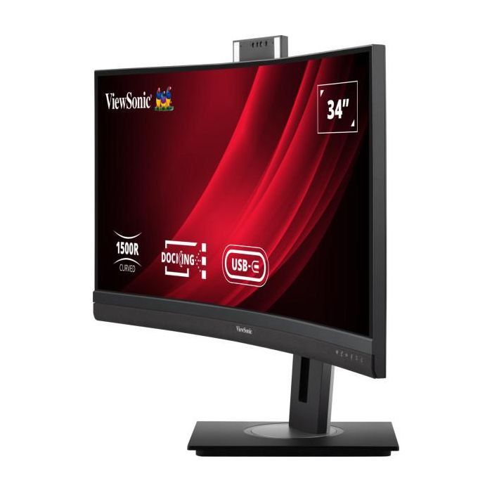 Viewsonic VG3457CV Monitor Curvo 34" UWQHD 21:9 USB-C/HDMI/DP con Webcam y Ethernet 3