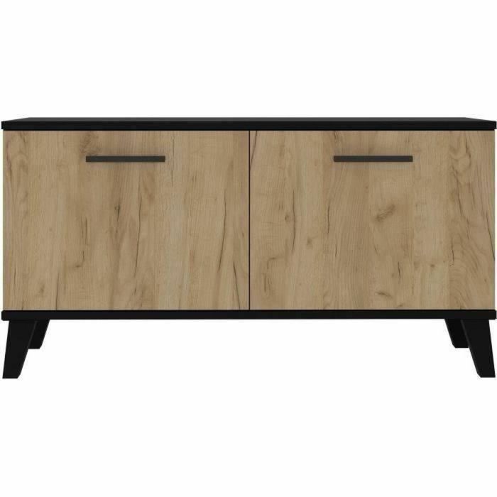 Mac T31152M8M51VO Zapatero THEO 2 puertas roble rústico contorno negro capacidad 8-10 pares 100x40x52 cm 2 Mac T31152M8M51VO Zapatero THEO 2 puertas roble rústico contorno negro capacidad 8-10 pares 100x40x52 cm 2