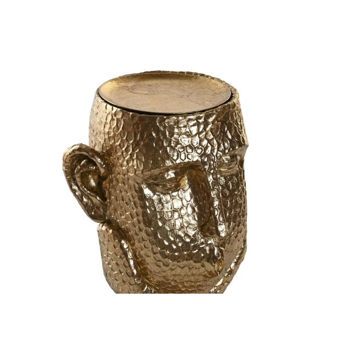 DKD Home Decor Portavelas Moderno Dorado Resina 18 x 31.5 x 13.5 cm 1