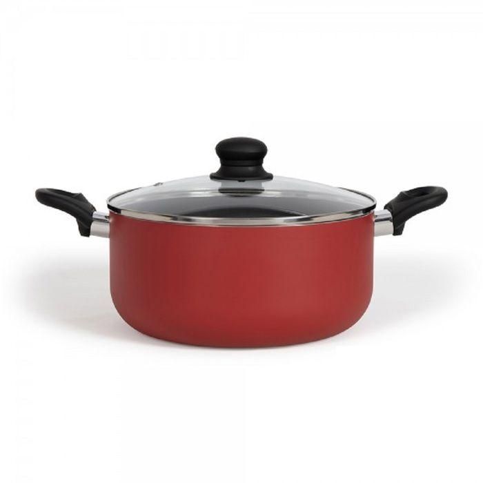 Livoo MEP151R Horno holandés 28 cm antiadherente, sin PFOA ni PFOS, mangos silicona, apto todo tipo fuegos (incl. inducción). 1 Livoo MEP151R Horno holandés 28 cm antiadherente, sin PFOA ni PFOS, mangos silicona, apto todo tipo fuegos (incl. inducción). 1