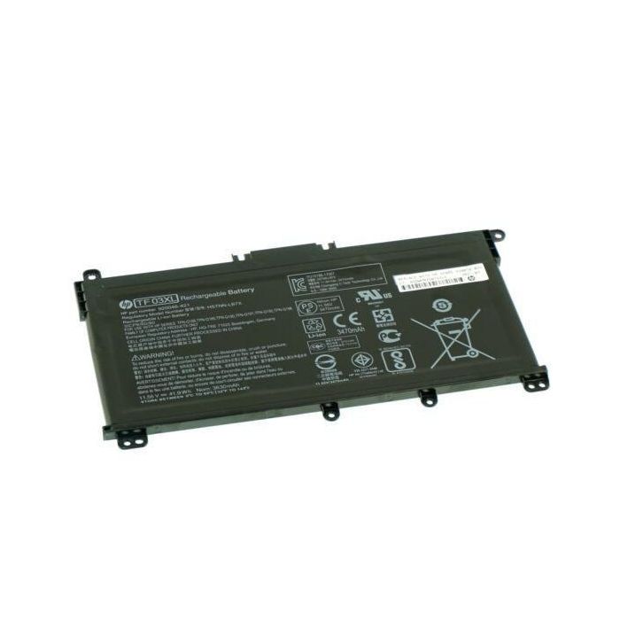 HP 3-cell Lithium-ion battery, 41.9Wh capacity, 11.55V voltage, compatible with HP Pavilion laptops, safe and reliable. HP 3-cell Lithium-ion battery, 41.9Wh capacity, 11.55V voltage, compatible with HP Pavilion laptops, safe and reliable.