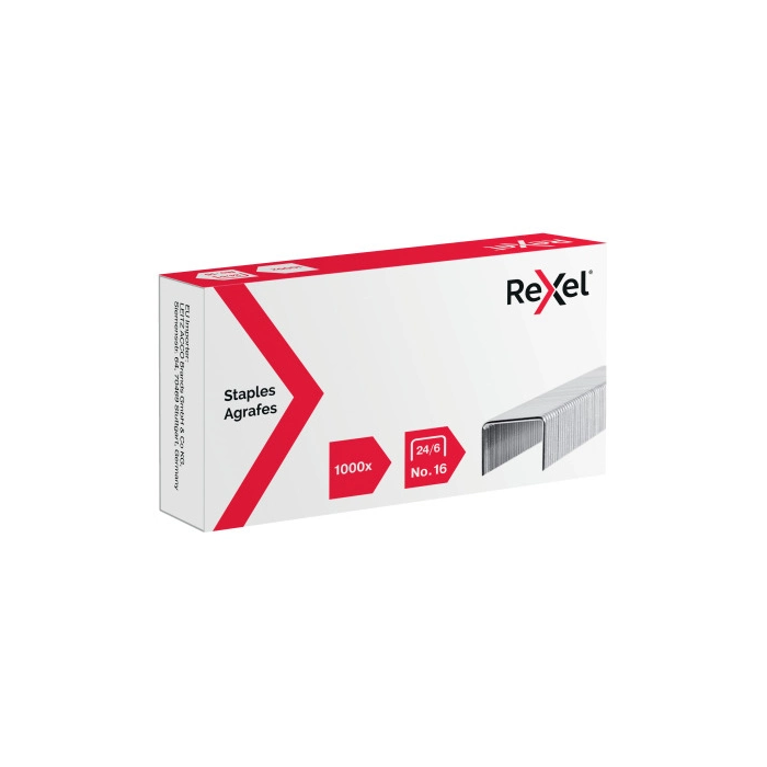 Rexel Grapas 24/6 Galvanizada Caja de 1000 Unidades 1