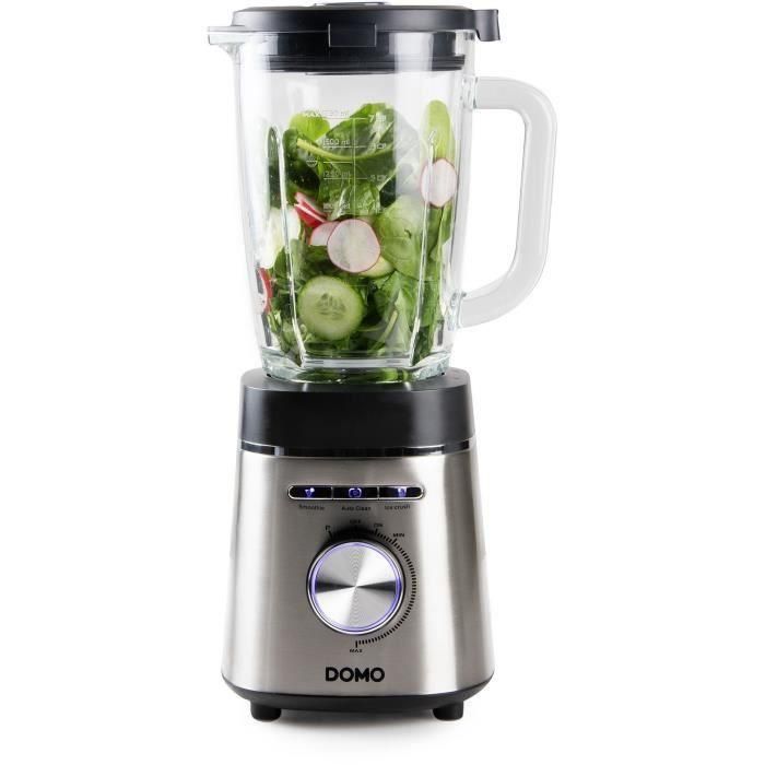 Licuadora - DOMO - DO740BL - Alta velocidad - 1400 W - 1,75 L - Gris Licuadora - DOMO - DO740BL - Alta velocidad - 1400 W - 1,75 L - Gris