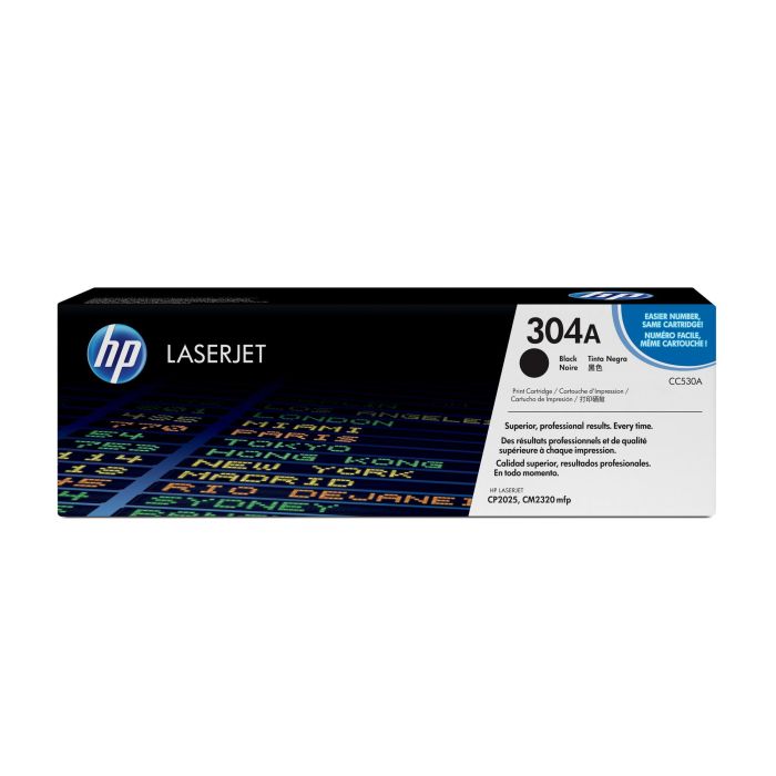 HP Laserjet Color CP2025,CM2320 Toner Negro 3.500 pag. 304A