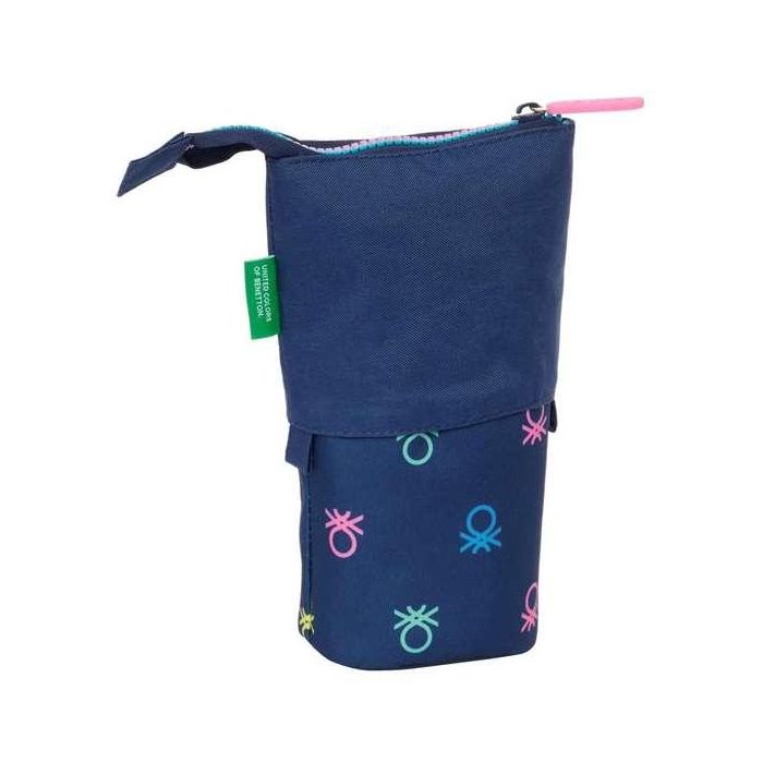 Estuche Cubilete Benetton Cool Azul marino 8 x 19 x 6 cm 5 Estuche Cubilete Benetton Cool Azul marino 8 x 19 x 6 cm 5
