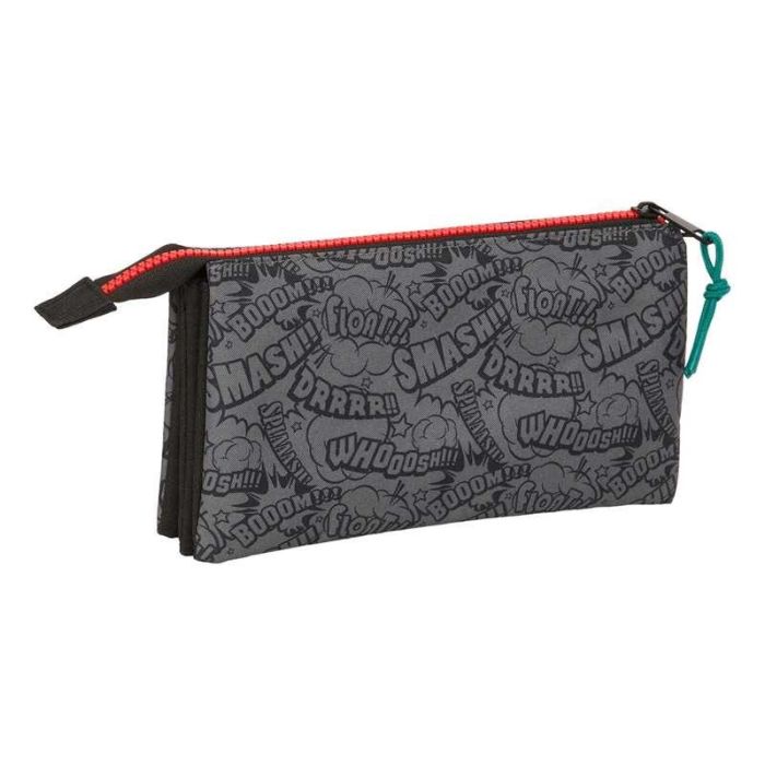 Estuche Escolar My Hero Academia Negro 22 x 12 x 3 cm 4 Estuche Escolar My Hero Academia Negro 22 x 12 x 3 cm 4