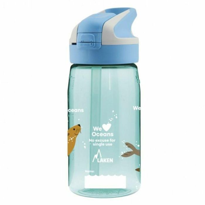 Botella de Agua Laken Summit Fokis Azul Gris (0,45 L) 5