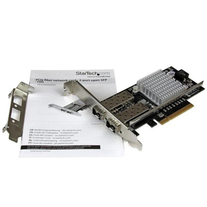 Tarjeta de Red Startech PEX20000SFPI 4 Tarjeta de Red Startech PEX20000SFPI 4