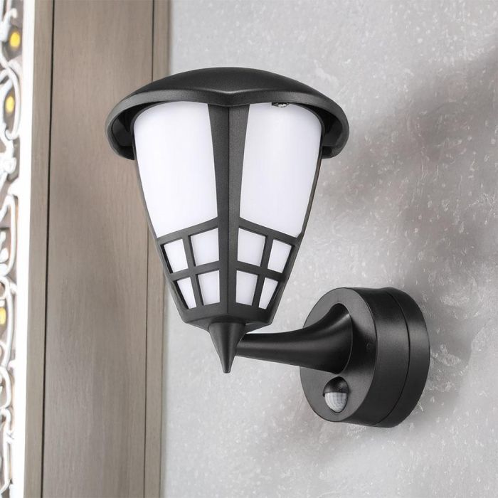 Aplique led con sensor crepuscular y movimiento 15 W 1200 lm 4000 k luz día, negro, 21,6 x 16 x 24,7 mm 2 Aplique led con sensor crepuscular y movimiento 15 W 1200 lm 4000 k luz día, negro, 21,6 x 16 x 24,7 mm 2