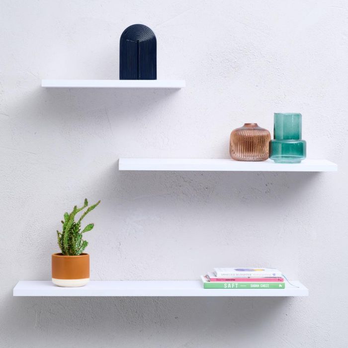 Day Estante Flotante 38x20x1,8 cm MDF y Melamina 1 Day Estante Flotante 38x20x1,8 cm MDF y Melamina 1