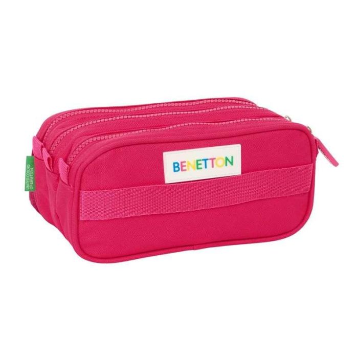 Safta Portatodo Triple Big Benetton Cherry 21,5x10x8cm 1 Safta Portatodo Triple Big Benetton Cherry 21,5x10x8cm 1