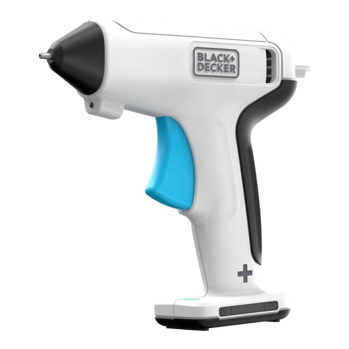 Black+Decker BCGL115-XJ Pistola de Cola por Fusión 3,6V Ø7mm con Batería de Litio 1.5Ah, Carga USB-C y Luz LED (Incluye 20 Barras) Black+Decker BCGL115-XJ Pistola de Cola por Fusión 3,6V Ø7mm con Batería de Litio 1.5Ah, Carga USB-C y Luz LED (Incluye 20 Barras)