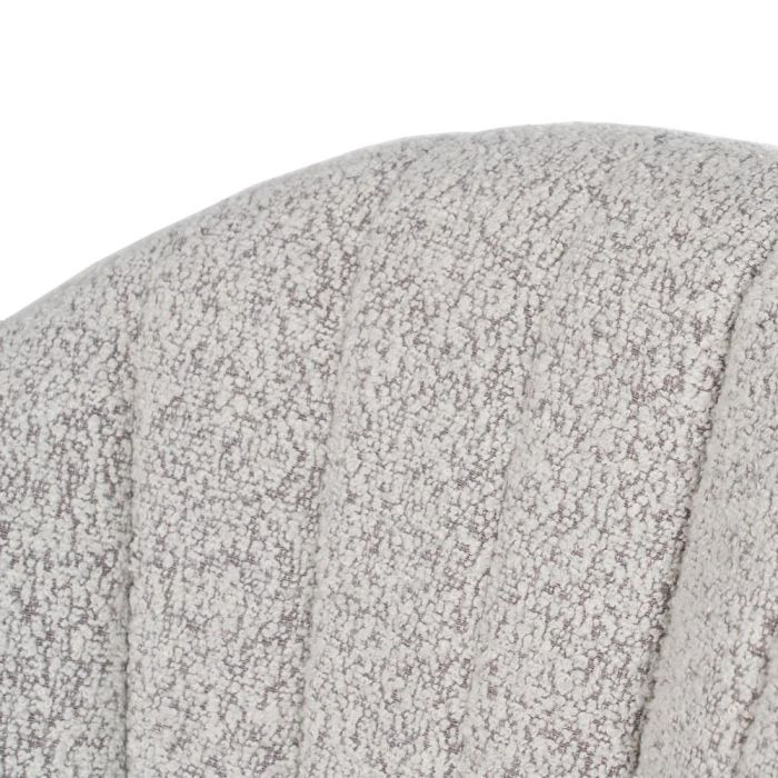 Silla Brazos Gris Tejido-Metal Salón 56 X 61 X 82 cm