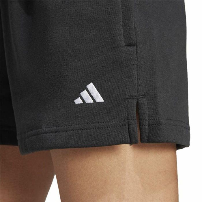 Pantalón Corto Deportivo Adidas Essentials Small Logo Fleece Shorts Negro