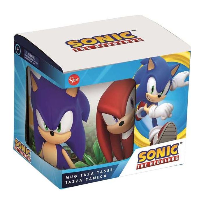Stor Taza de Cerámica Sonic 325 ml en Caja Regalo Stor Taza de Cerámica Sonic 325 ml en Caja Regalo