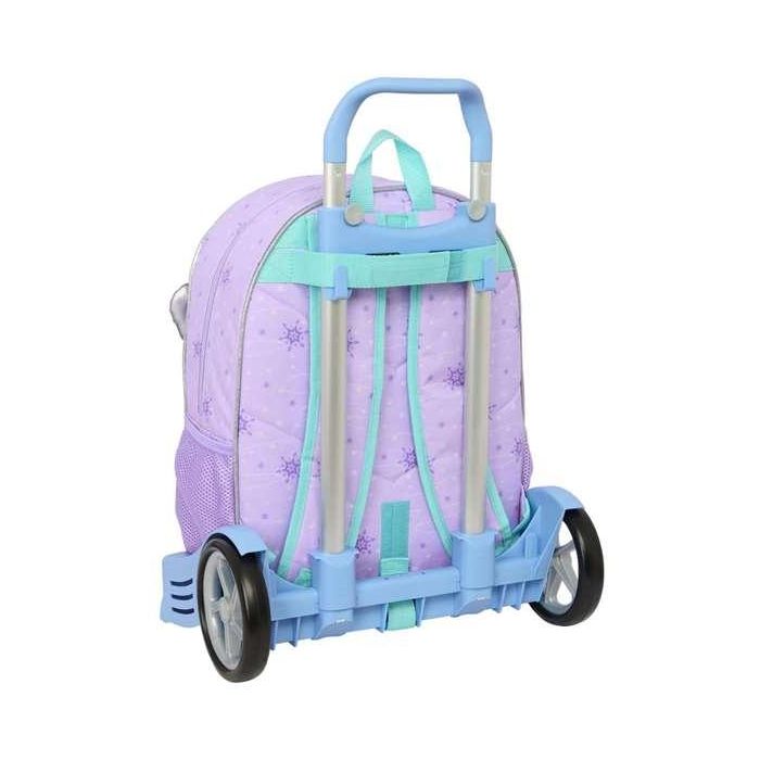 Mochila Escolar con Ruedas Frozen Spirit Lila 33 x 42 x 14 cm 1