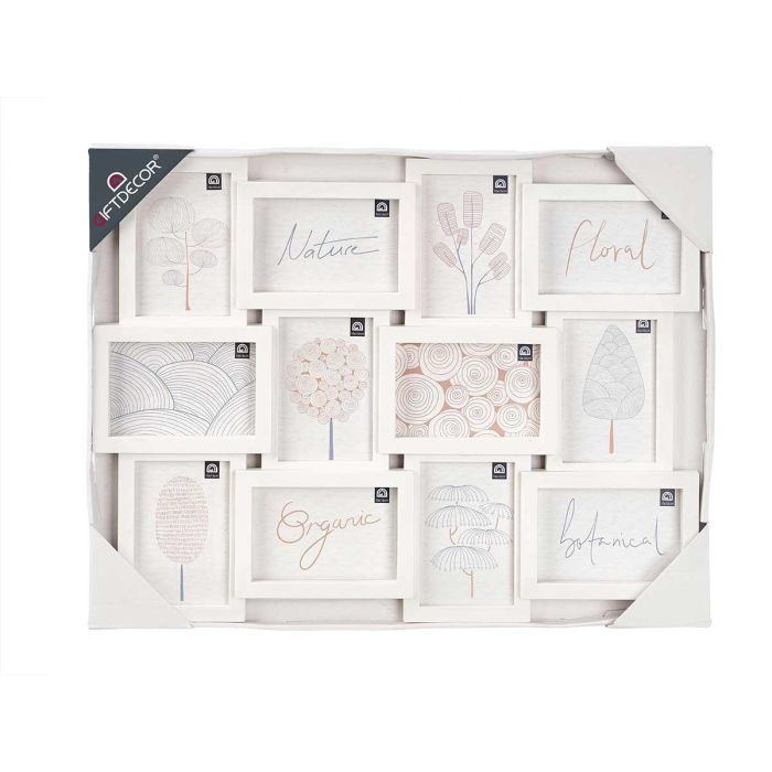 Portafotos blanco para 12 fotos 10x15 cm - Giftdecor (4 Unidades) 2 Portafotos blanco para 12 fotos 10x15 cm - Giftdecor (4 Unidades) 2