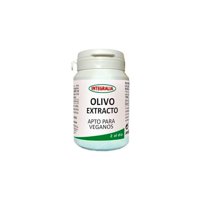 INTEGRALIA Olivo Extracto para la tensión, Olea europea L., 20% Oleuropeina, 60 cápsulas veganas