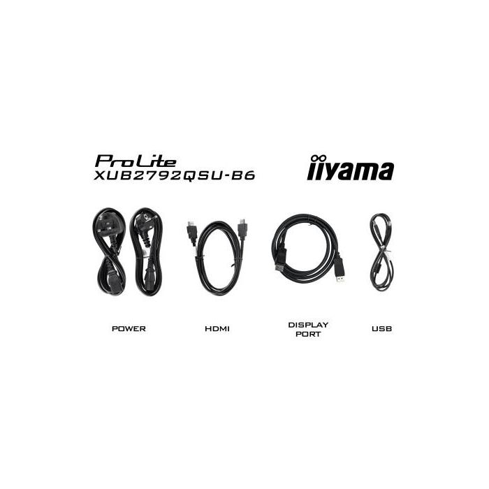 iiyama ProLite pantalla para PC 68,6 cm (27") 2560 x 1440 Pixeles Full HD LED Negro 15 iiyama ProLite pantalla para PC 68,6 cm (27") 2560 x 1440 Pixeles Full HD LED Negro 15
