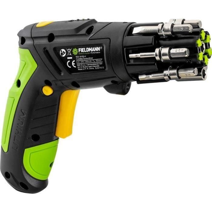 Fieldmann FDG 5018-108AR Juego de herramientas con destornillador inalámbrico 5
