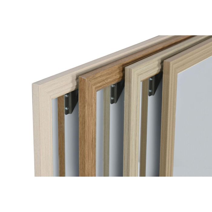 Espejo de pared Home ESPRIT Blanco Marrón Beige Gris 66 x 2 x 92 cm (4 Unidades) 3 Espejo de pared Home ESPRIT Blanco Marrón Beige Gris 66 x 2 x 92 cm (4 Unidades) 3