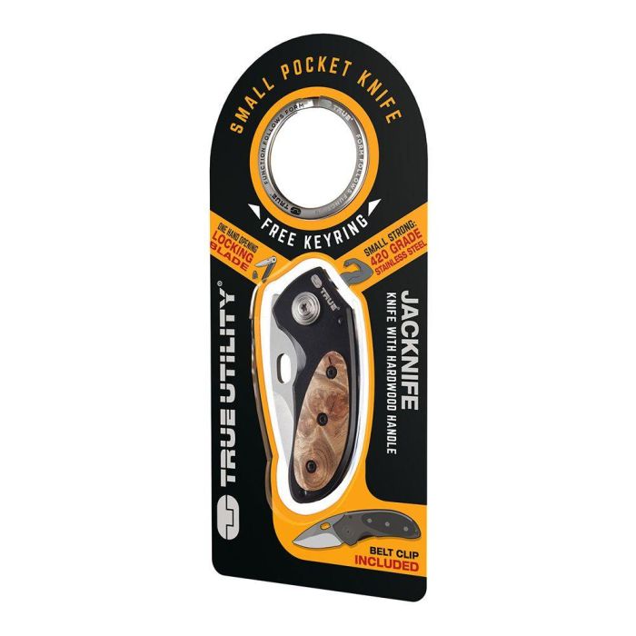 True Navaja Jacknife TU576K Pequeña Robusta y Resistente Acero Inoxidable de Bolsillo Plegable 3 True Navaja Jacknife TU576K Pequeña Robusta y Resistente Acero Inoxidable de Bolsillo Plegable 3