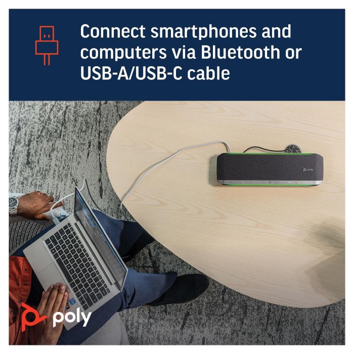 HP Poly Sync 60 Altavoz para Conferencias USB-A USB-C para Reuniones