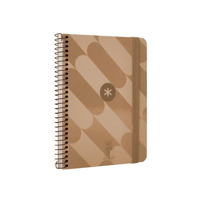 Agenda Espiral Antartik Pattern A6+ 2025 Semana Vista Color Rosa Nude Papel 80 gr 4 Agenda Espiral Antartik Pattern A6+ 2025 Semana Vista Color Rosa Nude Papel 80 gr 4