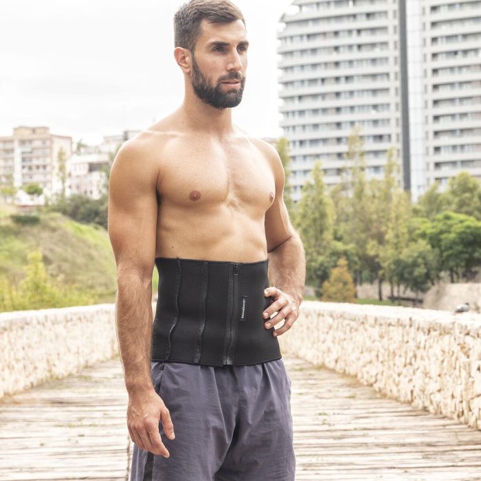 Faja reductora deportiva con efecto sauna redle v0103393 innovagoods 5 Faja reductora deportiva con efecto sauna redle v0103393 innovagoods 5