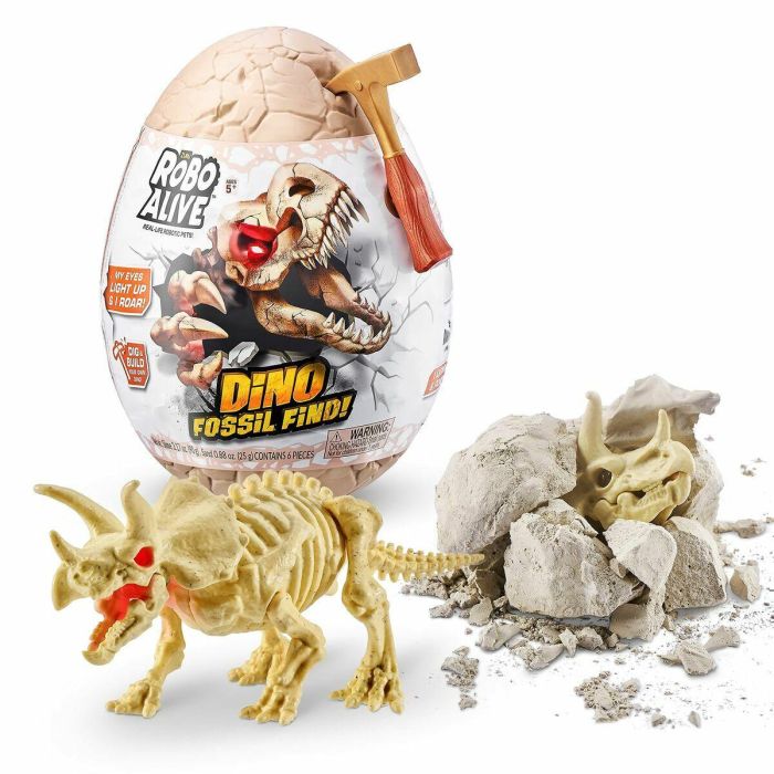 Zuru ZUR4894680020078 - Juego de Excavación ROBO ALIVE Dino Fossil Find - 4 Dinosaurios para Ensamblar, Roca y Limo, Fósiles 8 Zuru ZUR4894680020078 - Juego de Excavación ROBO ALIVE Dino Fossil Find - 4 Dinosaurios para Ensamblar, Roca y Limo, Fósiles 8