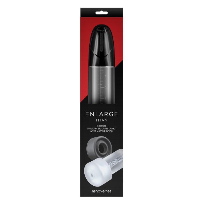 Bomba para el Pene NS Novelties Titan Negro 3 Bomba para el Pene NS Novelties Titan Negro 3